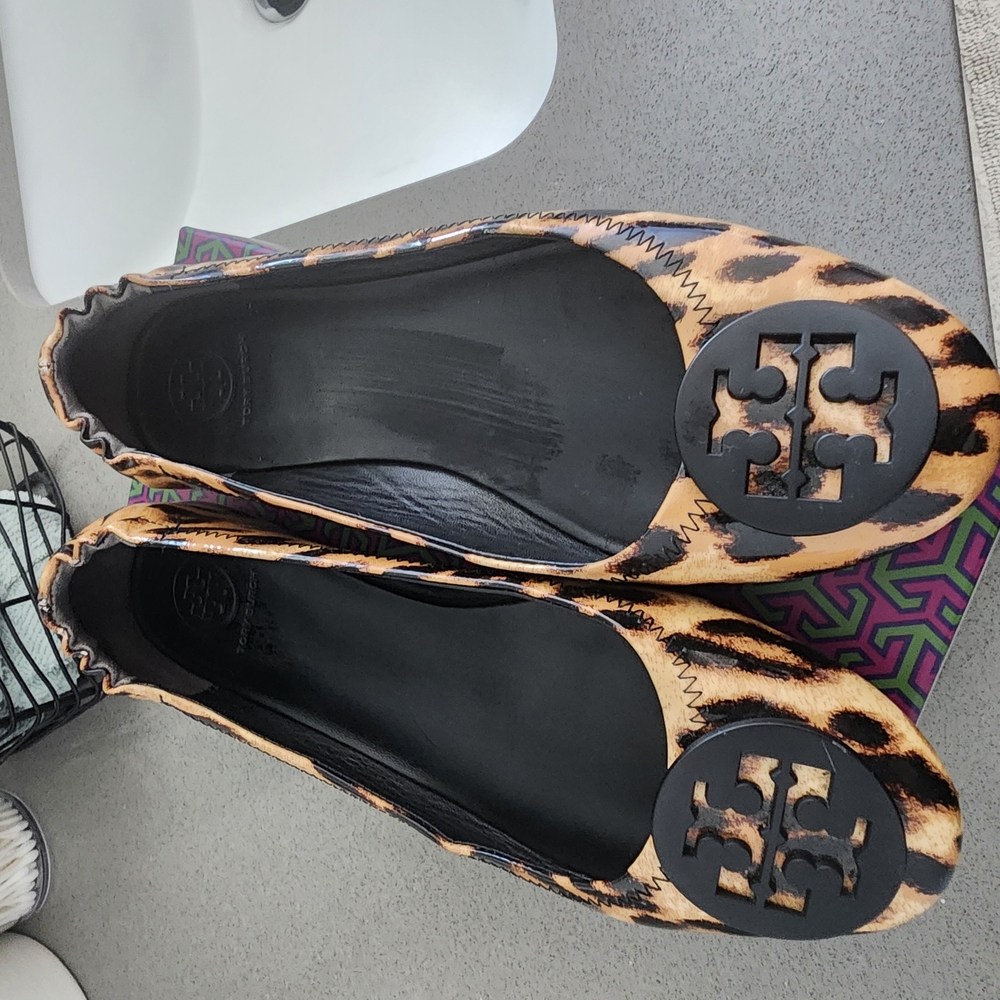 Tory Burch Leopard Print Flats